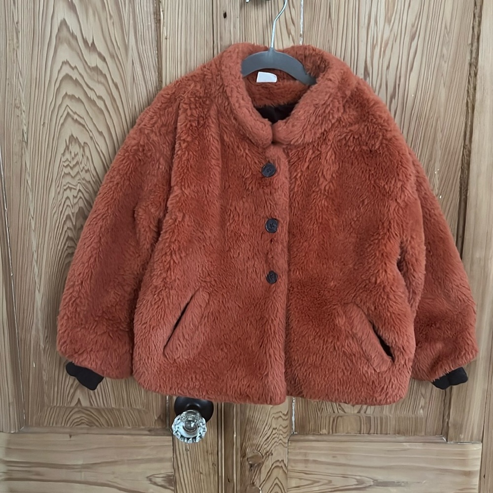 Stem faux fur jacket